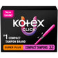 Buy now U by Kotex Tampons, Click Compact, Super Plus Absorbency, Unscented, 45 Count at indiglob india
