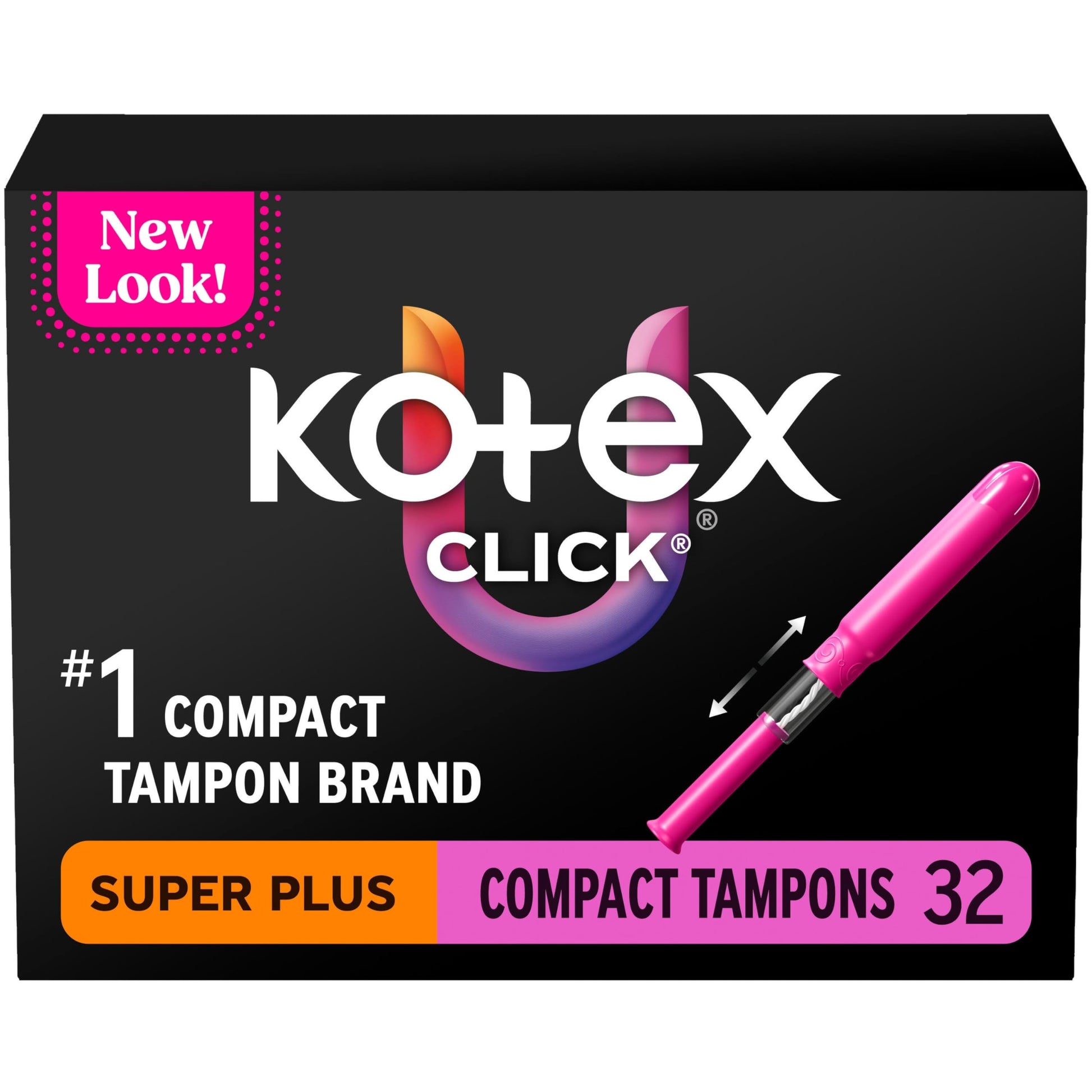 Buy now U by Kotex Tampons, Click Compact, Super Plus Absorbency, Unscented, 45 Count at indiglob india