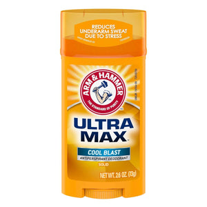 Arm & Hammer Ultra MAX Deodorant- Cool Blast- Solid - 2.6oz- Made with Natural Deodorizers - My Store