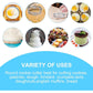 12 Pcs Donut Hole Cookie Biscuit Cutter Set for Baking, Graduated Doughnut Round Cookie Cutters, Metal Scone Circle Cookie Cutters for Frying, Biscuits Ring Molds for Cooking Cake(1-4.4 Inch) HAHAYOO - My Store