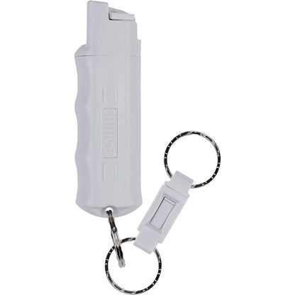 SABRE Pepper Spray, Quick Release Keychain for Easy Carry and Fast Access, Finger Grip for More Accurate and Faster Aim, Maximum Police Strength OC Spray, 0.54 fl oz, Secure and Easy to Use Safety