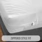 Buy now DMI Waterproof Mattress Protector and Mattress Cover, Soft, Encased Zippered Fit, Twin, Packaging may vary at indiglob india