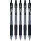 Pilot G2 Premium Gel Roller Pens 0.7, Fine Point Smooth Writing Pens Black, Pack of 5