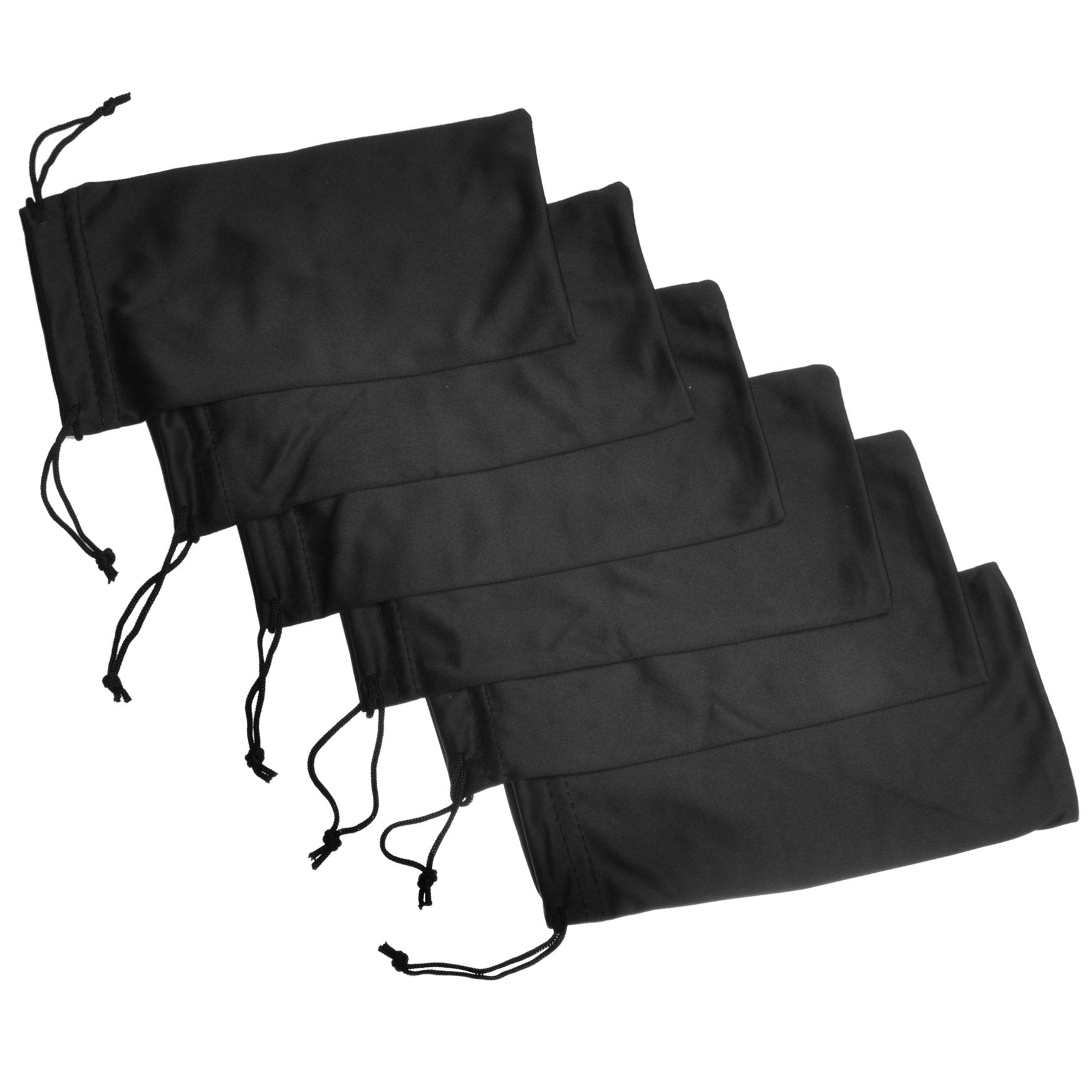 Buy now Birch Microfiber Pouch Soft and Silky Cloth Cleaning Storage Bag for Eyeglasses and Sunglasses (Black 6 Pack) at indiglob india