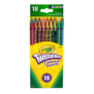 Buy now Crayola Twistable Colored Pencils For Kids, Fun School Supplies, 18 Count, Gifts For Kids, Ages 3+ at indiglob india