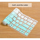 2 Pack HP EliteBook 840 Keyboard Cover 14 Inch, Silicone Keyboard Skin for HP EliteBook 745 G5 G6 14 Inch, 14" HP EliteBook 840 G5 G6, HP ZBook 14u G5 G6 Cover(Ombre Mint+Clear)