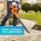 Buy now BLACK+DECKER Cordless Leaf Blower, 40V MAX , Leaf Blower Cordless with Battery and Charger, 125 MPH Air Speed, Lightweight Handheld Yard Sweeper (LSW40C) at indiglob india