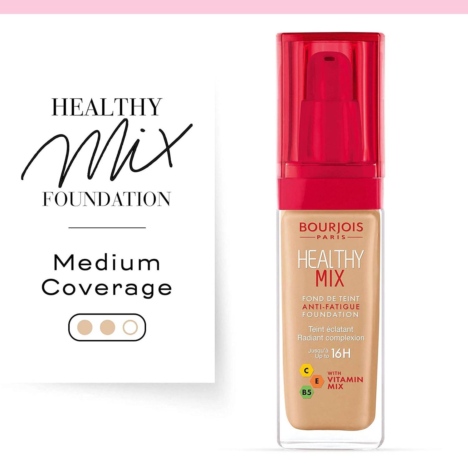 Bourjois Healthy Mix Foundation for Women, 54 Beige, 1 Ounce - My Store