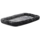 MidWest Homes for Pets QuietTime XXS Dog Bed – White Fleece Bolster, Ultra-Soft and Machine Washable, Fits 18-Inch Crates and Carriers, for Small Dogs and Cats