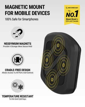 Buy now Scosche MAGDMB MagicMount Magnetic Phone Mount for Car, Dashboard Cell Phone Holder with 360° Adjustable Magnet Head, Universal Phone Stand for Car Compatible with iPhone, Samsung, and All Devices at indiglob india