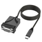 SABRENT USB 2.0 to Serial (9 Pin) DB 9 RS 232 Converter Cable, Prolific Chipset, HEXNUTS, [Windows 11/10/8.1/8/7/VISTA/XP, Mac OS X 10.6 and Above] 2.5 Feet (CB-DB9P)