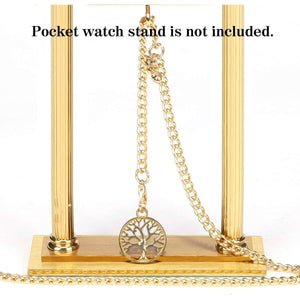 ManChDa Pocket Watch Chain Double Albert Chain T-Bar Watch Chain