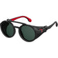 Carrera unisex adult Carrera 5046/S Sunglasses, Black/Green, 49mm 24mm US
