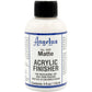 Angelus Matte Acrylic Finisher – Flexible Clear Coat for Leather Shoes, Bags, Jackets & Accessories, Matte Finish for Leather Craft & Restoration. No. 620-4 fl oz