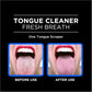 DenTek Orabrush Tongue Scraper, Gentle Tongue Cleaner Brush for Fresh Breath, 2 Count