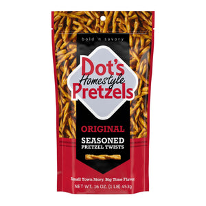Buy now Dot's Pretzels Original Seasoned Pretzel Twist Snack, 16oz Grocery Sized Bag at indiglob india