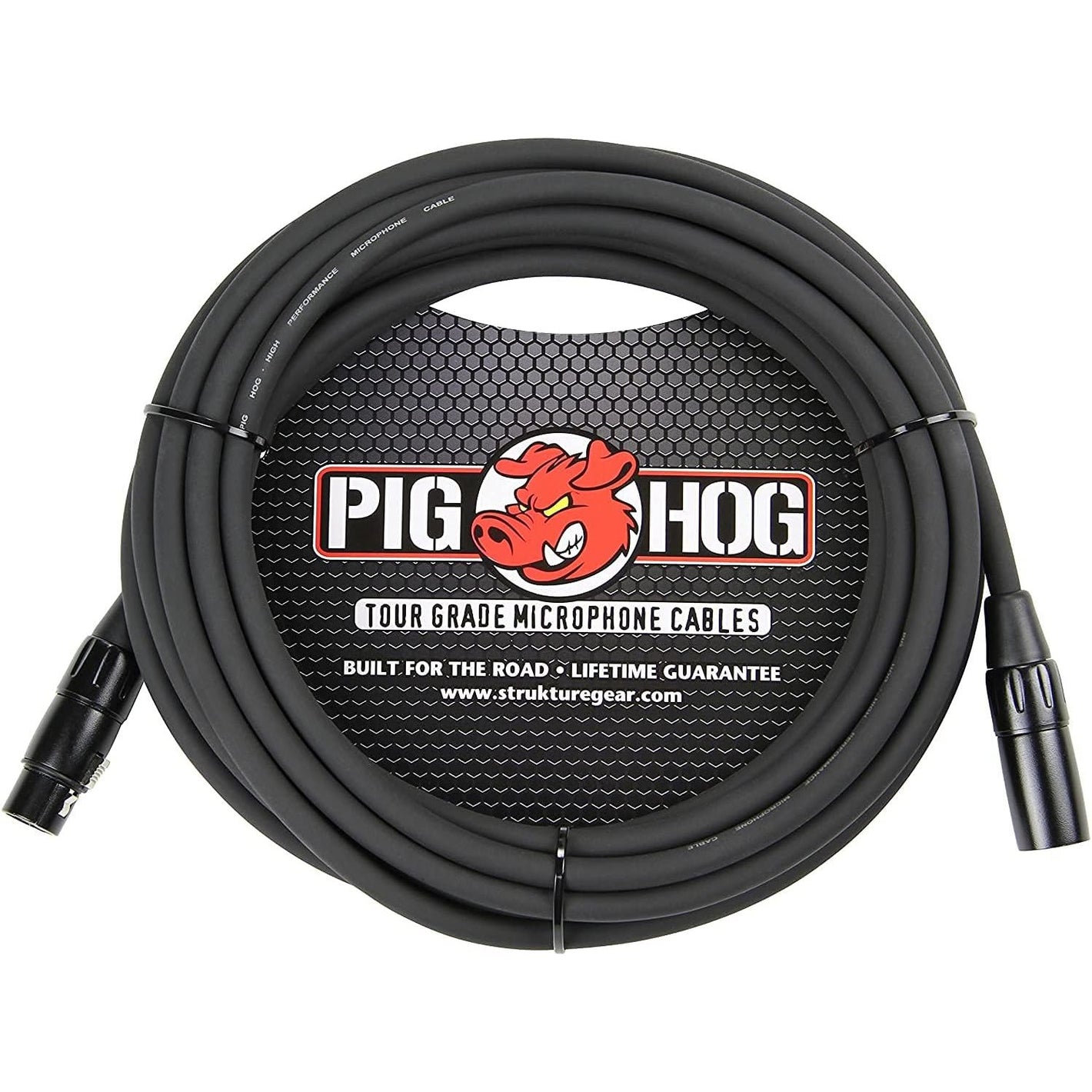 Pig Hog PHM15 High Performance 8mm XLR Microphone Cable, 15 Feet,Black