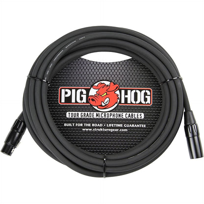 Pig Hog PHM15 High Performance 8mm XLR Microphone Cable, 15 Feet,Black