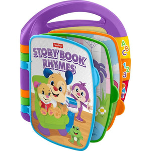 Fisher-Price Baby Learning Toy Laugh & Learn Storybook Rhymes Musical Book with Lights & Sounds for Infants Ages 6+ Months (Amazon Exclusive)