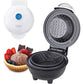 Dash Mini Waffle Bowl Maker for Breakfast, Burrito Bowls, Ice Cream and Other Sweet Desserts, Recipe Guide Included - Red