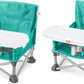 Buy now Summer by Bright Starts Pop 'N Sit Portable Booster Chair, Floor Seat, Indoor/Outdoor Use, Compact Fold, Green, 6 Mos - 3 Yrs Teal 1 Count (Pack of 2) at indiglob india