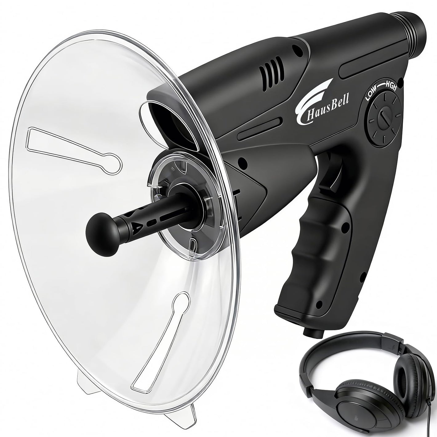 Buy now HAUSBELL Parabolic Listening Device for Adventure – Bionic Ear Electronic Nature Explorer, 8X Monocular, Adjustable Volume, Includes Headphone, Fun Outdoor Nature Sound Observation Digital Tools at indiglob india
