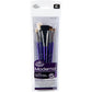Royal & Langnickel Moderna, 5pc Oval Mop Variety Brush Set for All Painting Mediums, Includes - Mop, Fan & Half Moon Brushes Purple