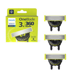 Buy now Philips Norelco OneBlade 360 Blades, Genuine Replacement Blades for OneBlade Electric Shaver and Trimmer, 4 Pack, QP440/80 3 Count (Pack of 1) OneBlade 360 at indiglob india