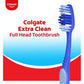Colgate Extra Clean Toothbrush, Medium Toothbrush for Adults, 6 Pack