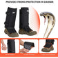 Snake Gaiters Snake Chaps, Waterproof Lower Legs Snake Guards, Snake Bite Protective Gaiters, Anti-Snake Gaiters for Men/Women, Adjustable Size for Hunting/Hiking/Farm Working