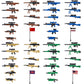 Buy now 83 Pcs Toy Soldiers Figures US Army Battle Toy Set - Weapons Pack Military Weapon Battle Building Blocks Compatible with Major Brand, 3 Years Old and up 4 Country Color Weapons at indiglob india