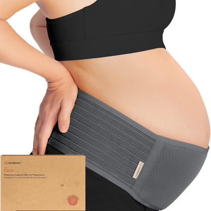 KeaBabies Maternity Belly Bands for Pregnant Women - Soft & Breathable Pregnancy Belly Support Band, Adjustable Maternity Belt for Back, Pelvic Support, Comfortable, Easy to Use (Classic Ivory, M/L)