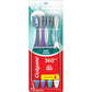 Colgate 360 Deep Clean Soft Toothbrush for 4 in 1 Bacterial Removal, Features Floss Tip Bristles and Tongue Cleaner, 4 Count