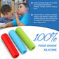 Eersida 6 Pieces Sensory Chew Pencil Toppers Set Chewable Pencil Toppers Chew Toys for Sensory Kids Boys and Girls, Oral Motor Needs(Red, Blue, Green)