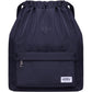 KAUKKO Drawstring Sports Backpack Gym Yoga Bag Shoulder Rucksack for Men and Women