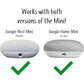 Mount Genie Pedestal for Nest Mini (2nd Gen) and Google Home Mini (1st Gen) | Improves Sound and Appearance | Cleanest Mount Holder Stand for Mini (Charcoal)