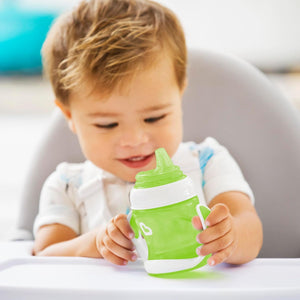 Munchkin® Gentle™ Transition Sippy Trainer Cup, 4 Ounce, Green