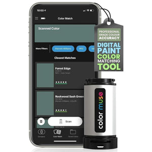 COLOR MUSE Colorimeter - Mobile Color Matching Tool - Instantly Identify Closest Matching Paint Colors, Products, and Digital Color Values