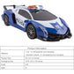 Buy now Vokodo Police RC Toy Super Exotic Large Remote Control Sports Car with Working Headlights and Police Lights (Blue) at indiglob india