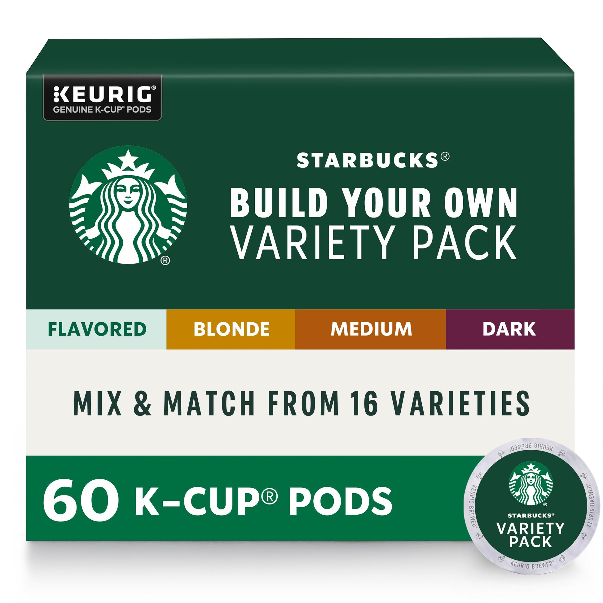 Buy now Starbucks K-Cup Coffee Pods, Medium Roast Hot or Iced Coffee, Pike Place Roast, 96 Keurig Pods at indiglob india