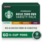 Buy now Starbucks K-Cup Coffee Pods, Medium Roast Hot or Iced Coffee, Pike Place Roast, 96 Keurig Pods Variety 10 Count (Pack of 6) at indiglob india