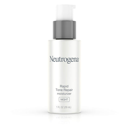 Neutrogena Rapid Tone Repair Night Cream with Retinol, Vitamin C and Hyaluronic Acid - Anti Wrinkle Face and Neck Moisturizer - Vitamin C, Retinol, Glycerin, Hyaluronic Acid, 1 fl. Oz