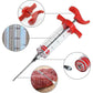 5 Stainless Steel Needles Spice Syringe Set BBQ Meat Flavor Injector Kithen Cooking Sauce Marinade Syringe Accessories