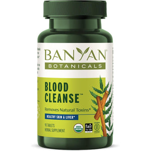 Banyan Botanicals Blood Cleanse Tablets – Organic Clear Skin Supplement with Manjistha & Neem – Blood Cleanser Herbs for Natural Detox & Healthy Skin* – 90 Tablets – Non GMO Sustainably Sourced Vegan