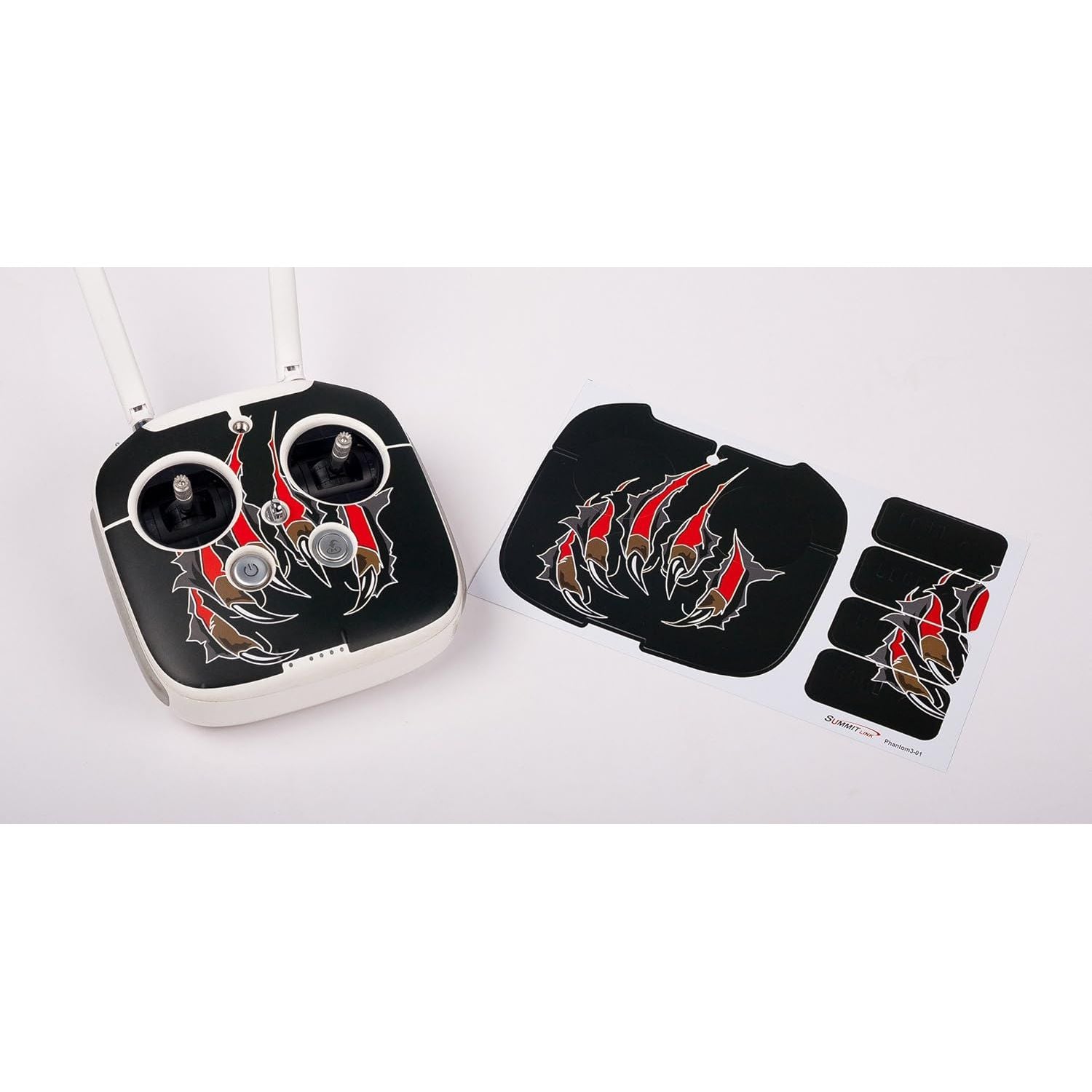 Buy now SummitLink Phantom 3 Sticker Set/Controller & Aircraft Stickers Radiation Wrap Body Decal Skin wrap Sticker (Phantom 3 Standard not Included) at indiglob india