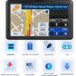 GPS Navigation for Car （9 Inch） Slimline Touch Screen Real Voice Direction ，USA Edition 2025 (Free Lifetime Updates) Turn-by-Turn Voice and Lane Guidance, Speed and Red Light Warning (American Brand)