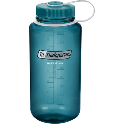 Nalgene Sustain Tritan BPA-Free Water Bottle Made with Material Derived from 50% Plastic Waste, 32 OZ, Wide Mouth