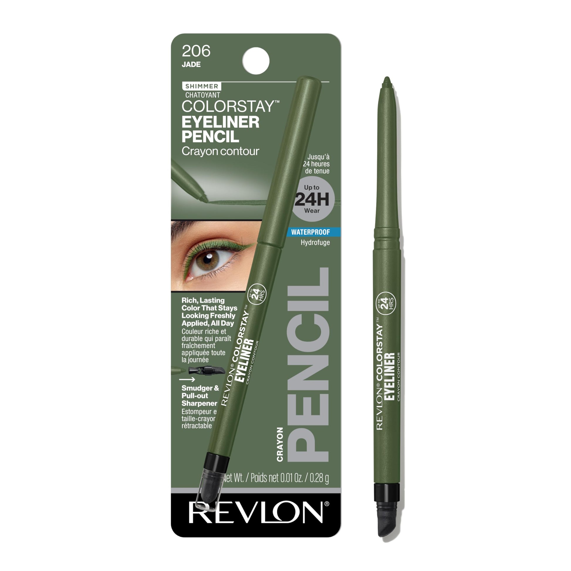 Buy now Revlon ColorStay Eyeliner Pencil, Black [201], 0.01 oz (Pack of 12) at indiglob india