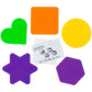 Perler Beads Small Fun Shaped Pegboards-5 Count ( Packaging May Vary )