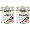 Watco 63141 Lacquer Clear Wood Finish, Quart, Semi-Gloss Clear - Matte Clear